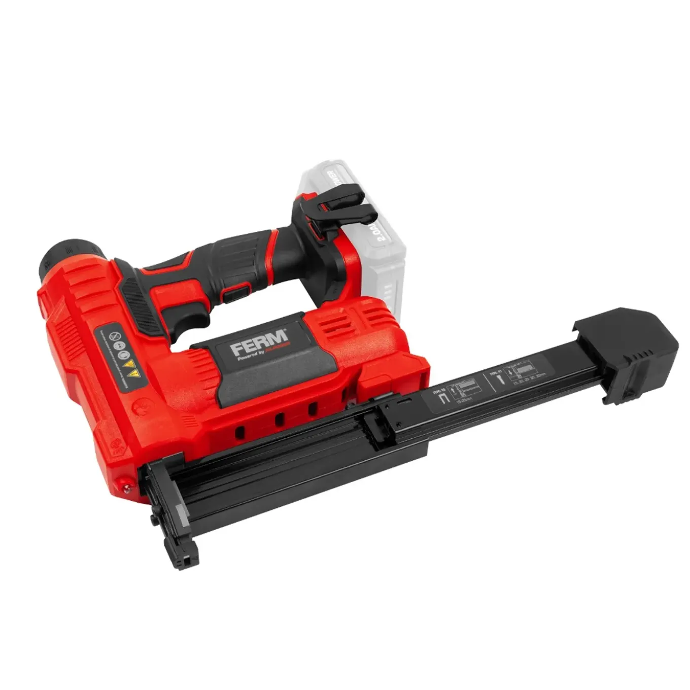 Ferm - Ax-power - Accu Tacker - 20v - Voor Spijkers En Nieten - Excl. Accu & Lader