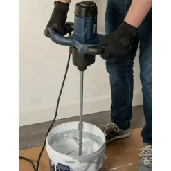 Ferm - Betonmixer - 1800W - Verfmenger - Incl. Mengstaaf