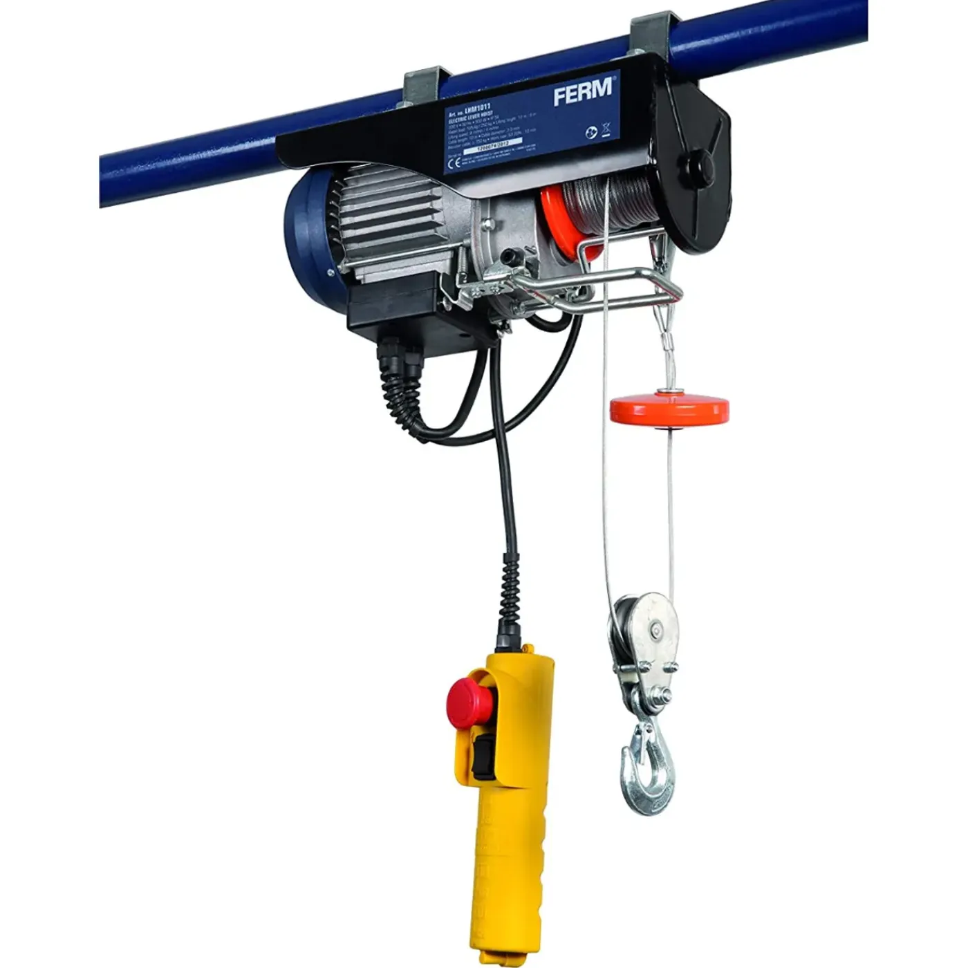 Ferm - Elektrische Kabeltakel - 500w - Max. 250kg