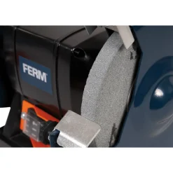 Ferm - Tafelslijpmachine - 150w - 2 Schijven Voor Fijn- Als Grof