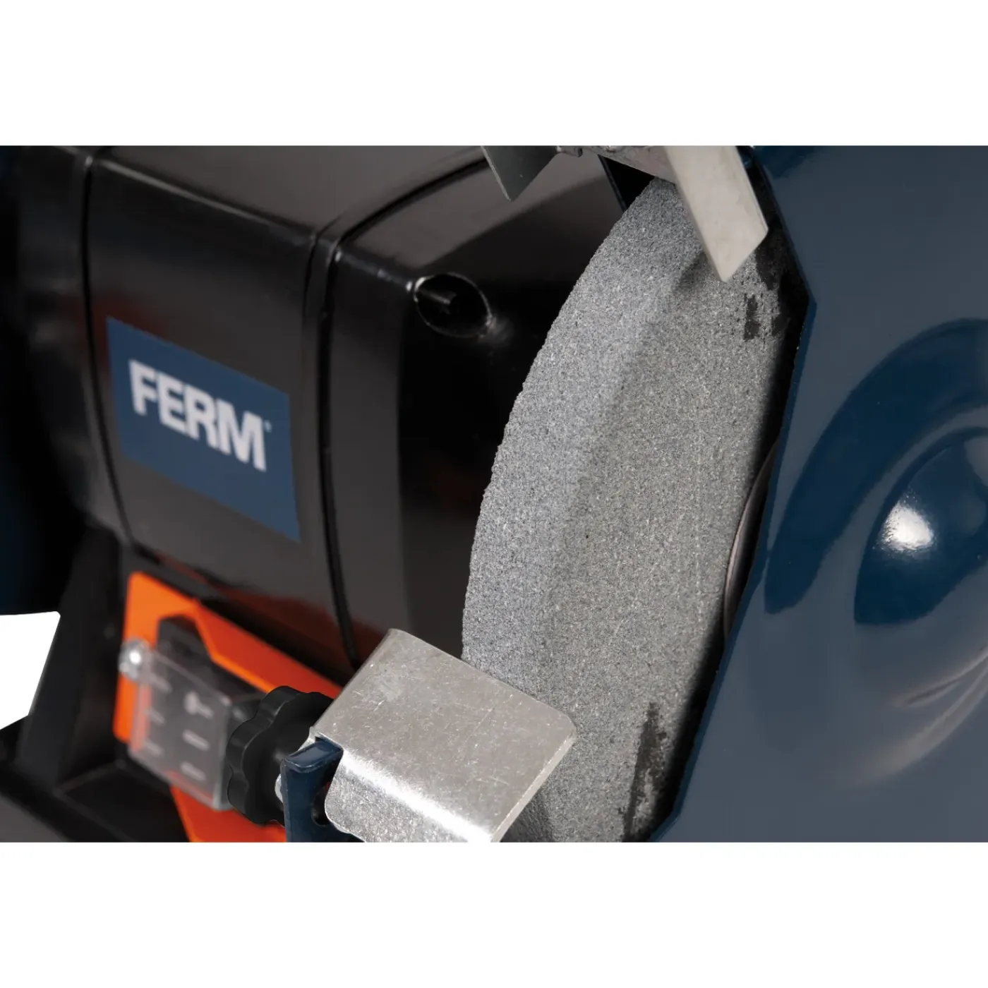 Ferm - Tafelslijpmachine - 150w - 2 Schijven Voor Fijn- Als Grof