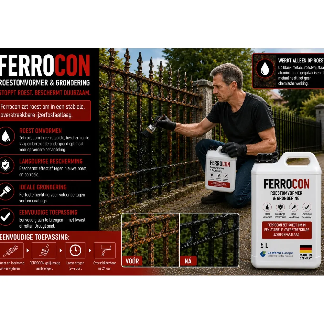 Ferrocon - Ontroester Roestomvormer - 2.5 Liter