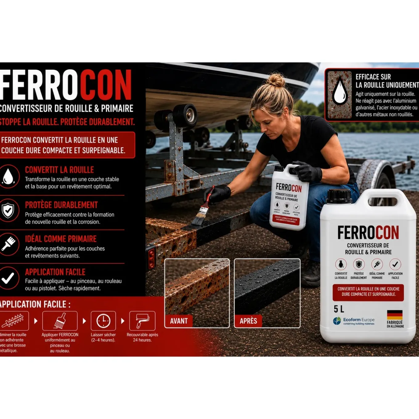 Ferrocon - Ontroester Roestomvormer - 2.5 Liter