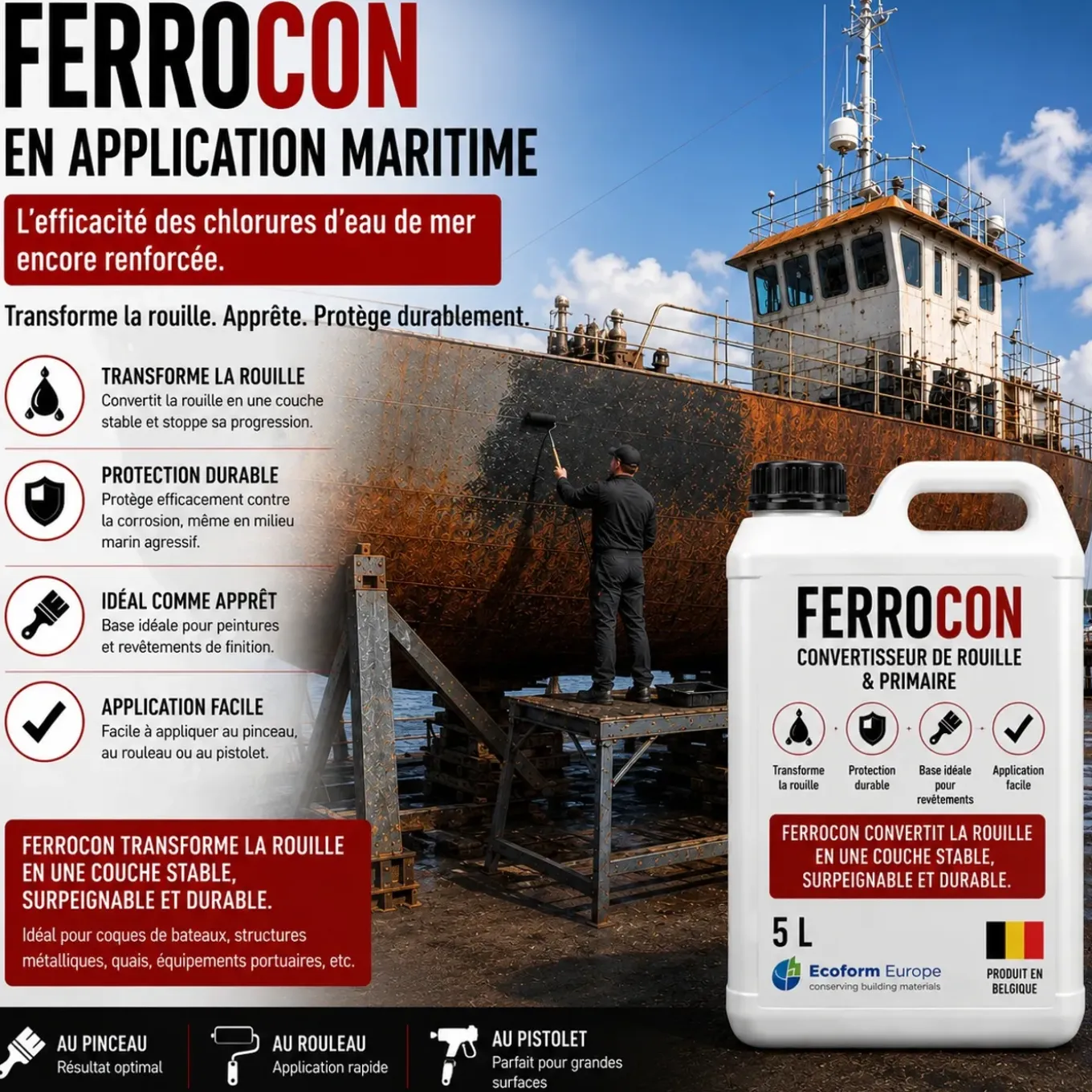 Ferrocon - Ontroester Roestomvormer - 2.5 Liter