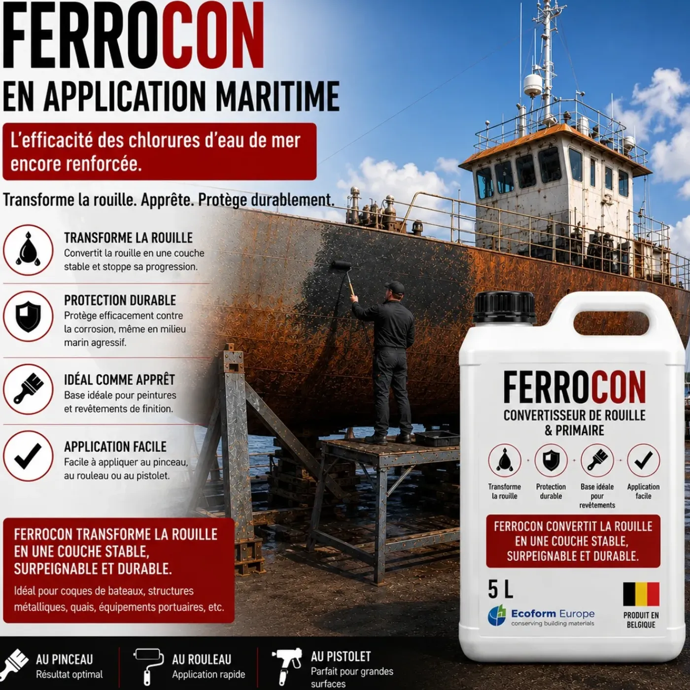 Ferrocon - Ontroester Roestomvormer - 10 Liter