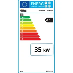 FERROLI - Hout- En Pelletketel - Biopellet Combi - Grijs - 1350 X 870 X 950 Mm - 35kw