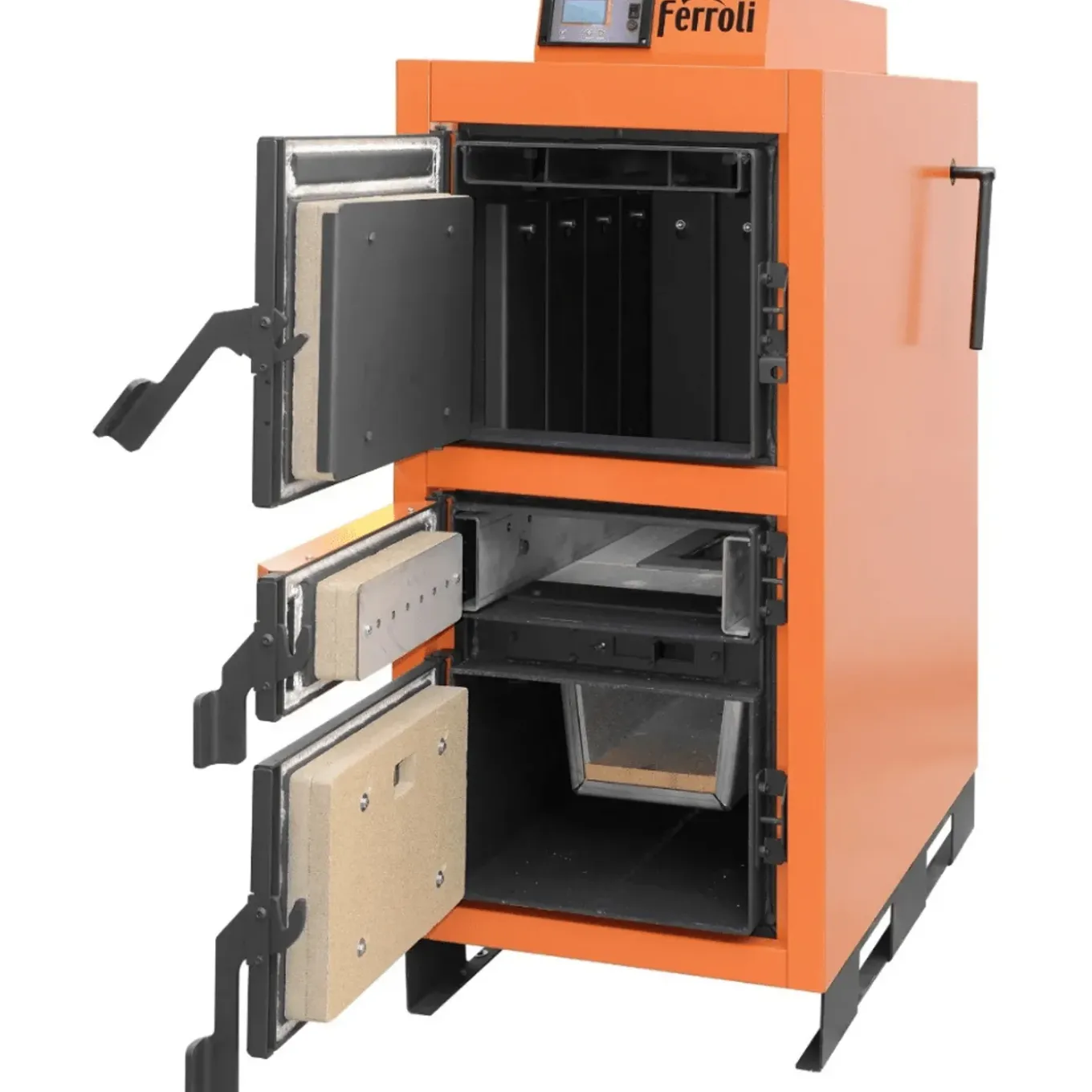 Ferroli - Houtketel - Cgf Pro 50 - Oranje - 1550 X 663 X 1259 Mm - 50 Kw