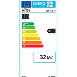 FERROLI - Houtketel - Cgf Pro - Oranje - 1400 X 663 X 1185 Mm - 32 Kw