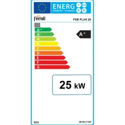 Ferroli - Houtketel - Fsb Plus - Oranje - 1200 X 460 X 960 Mm - 25 Kw