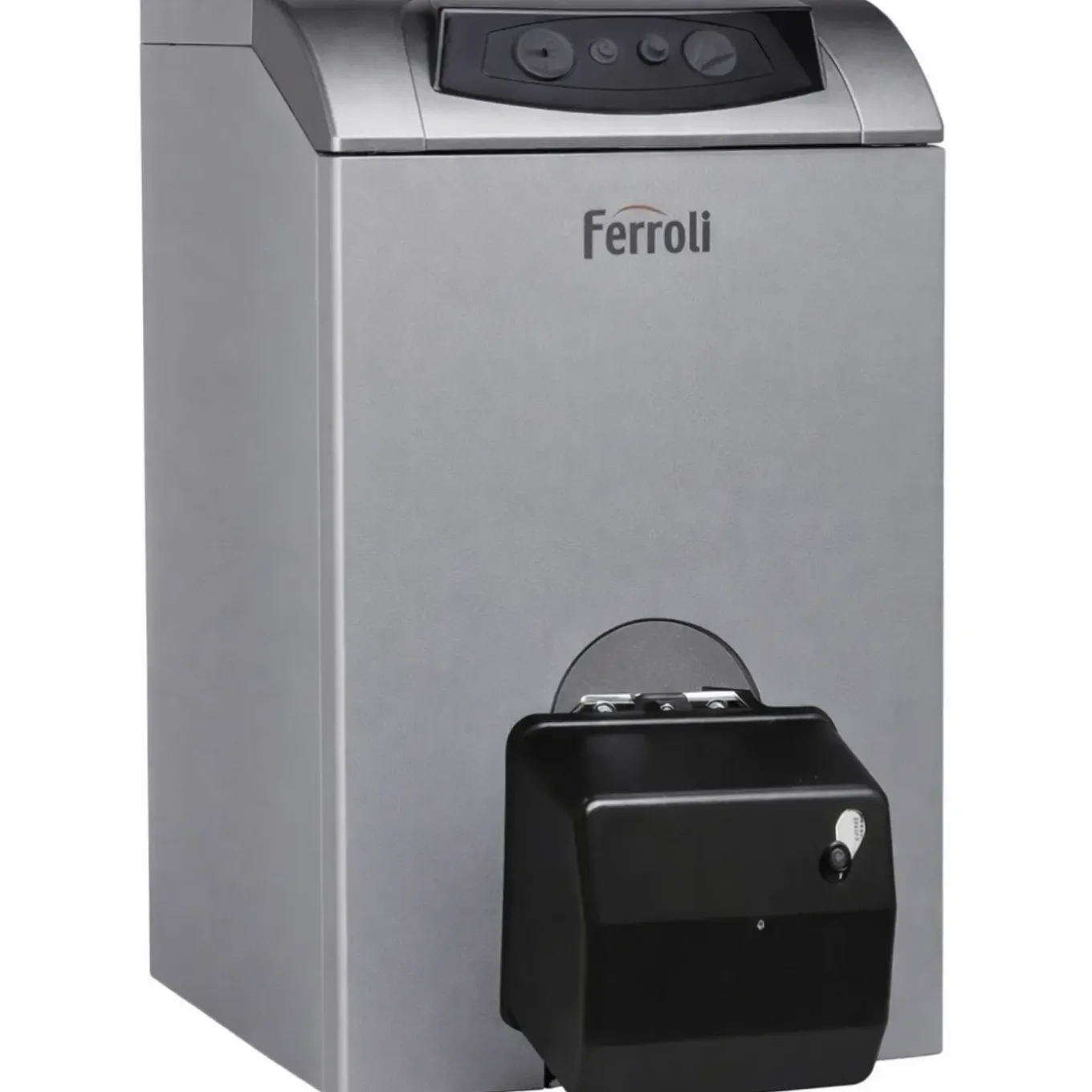 Ferroli - Stookolieketel - Atlas 47 - Grijs - 850x500x500 Mm - 47 Kw - Oliebrander