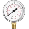 Ferro 60mm 6 BAR waterdrukmeter aansluiting zijdelingse G1/4