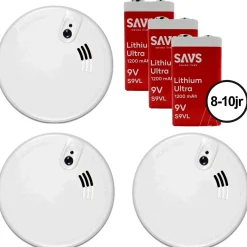 Firex Kf20 4973 Rookmelder 230v 3-pack - 10 Jr Back-up Batterij