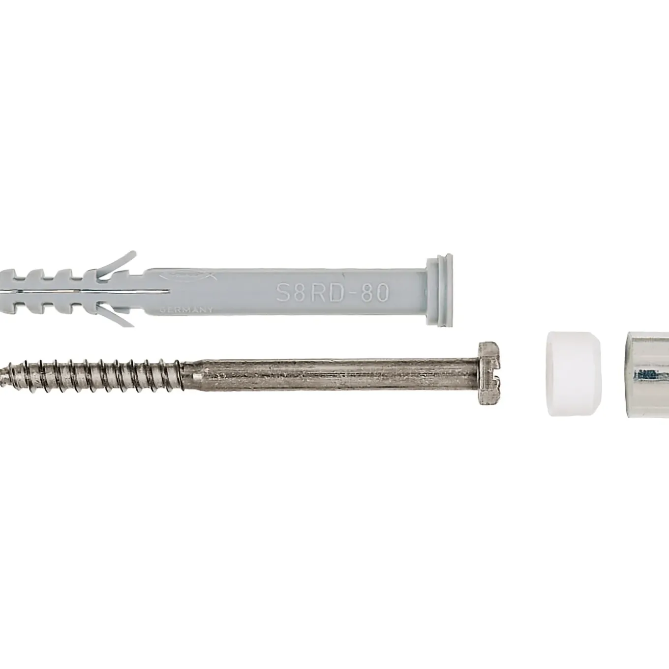 Fischer plug voor toiletbevestiging S nylon - diam. 8 mm - 2 stuks