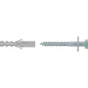 Fischer Spaanplaatschroef Verzinkt Zeskantkop - 7x60mm - 4 stuks