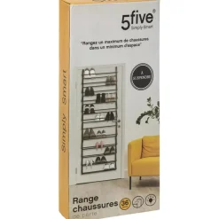 5Five Schoenenrek - Uitschuifbaar - 36 Paar Schoenen - 60 X 181 Cm