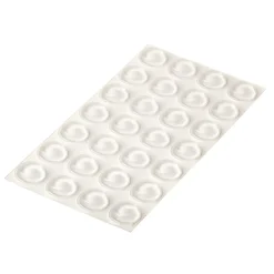 Fix-O-Moll Antislip Meubelpad Stootbuffer - Zelfklevend - Kunststof - 12x3,2mm - Rond - 28 stuks