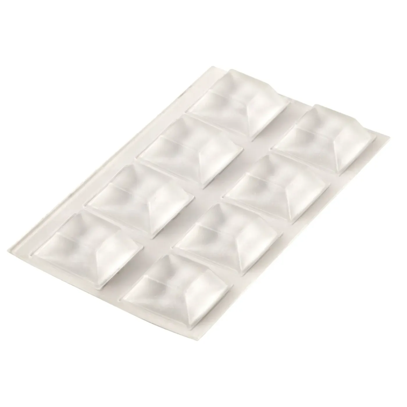 Fix-O-Moll Antislip Meubelpad Stootbuffer - Zelfklevend - PUR - 20x20x7,5mm - Vierkant - 8 stuks