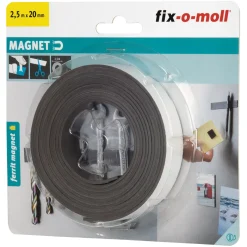 Fix-O-Moll Magneetband - Zelfklevend - Ferriet - 2500x20mm