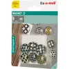Fix-O-Moll magneet glasferriet 22mmx9mm 6 stk