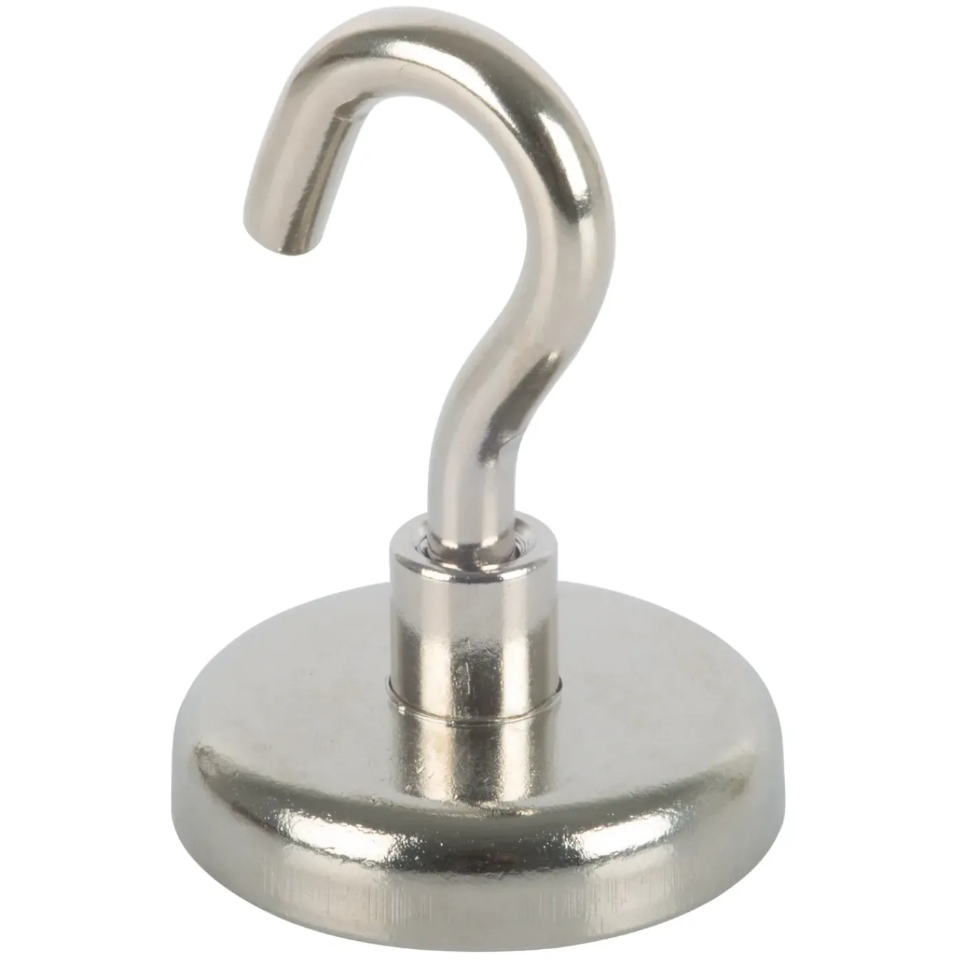 Fix-O-Moll Magneet met Haak - Zelfklevend - Neodymium - Diameter 36mm