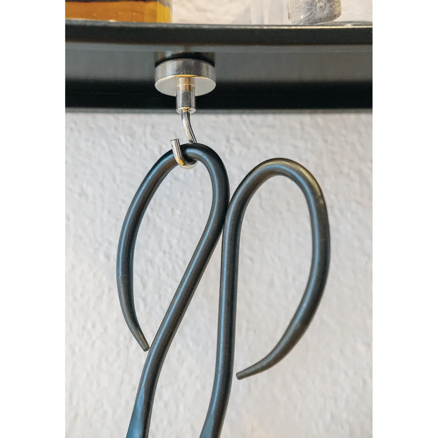 Fix-O-Moll Magneet met Haak - Zelfklevend - Neodymium - Diameter 36mm