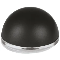Fix-O-Moll stootdop - zelfklevend - zwart - rubber - diameter 22mm - 2 stuks