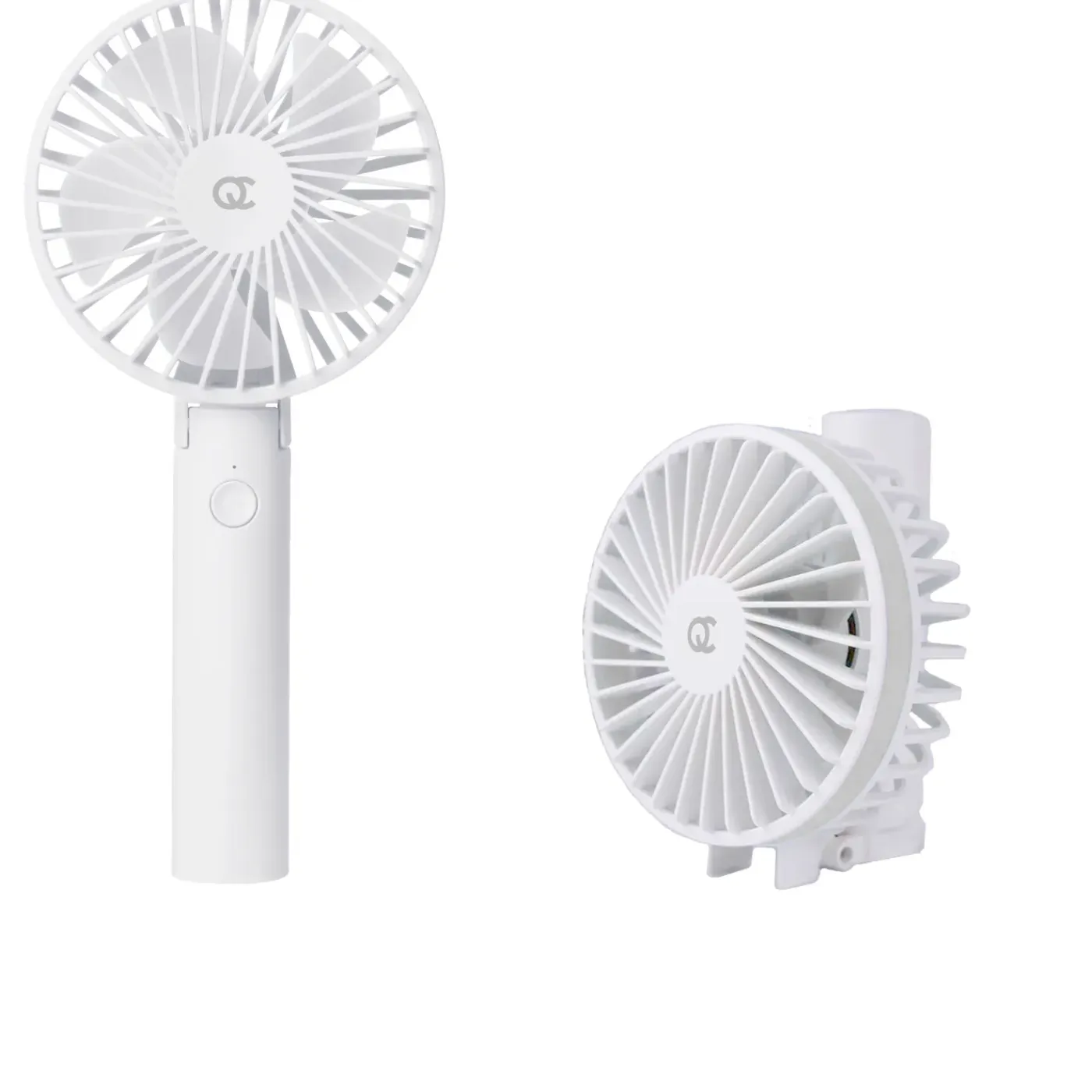 FlinQ Draagbare Handventilator - Oplaadbaar - Vijf windsnelheden - Wit