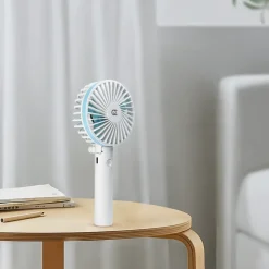 FlinQ Draagbare Handventilator - Oplaadbaar - Vijf windsnelheden - Wit