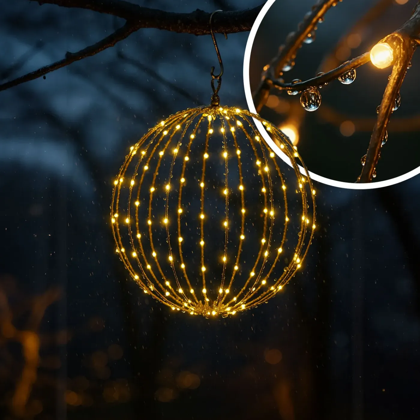 FlinQ Lichtbol Kerstverlichting - Ø50 Cm