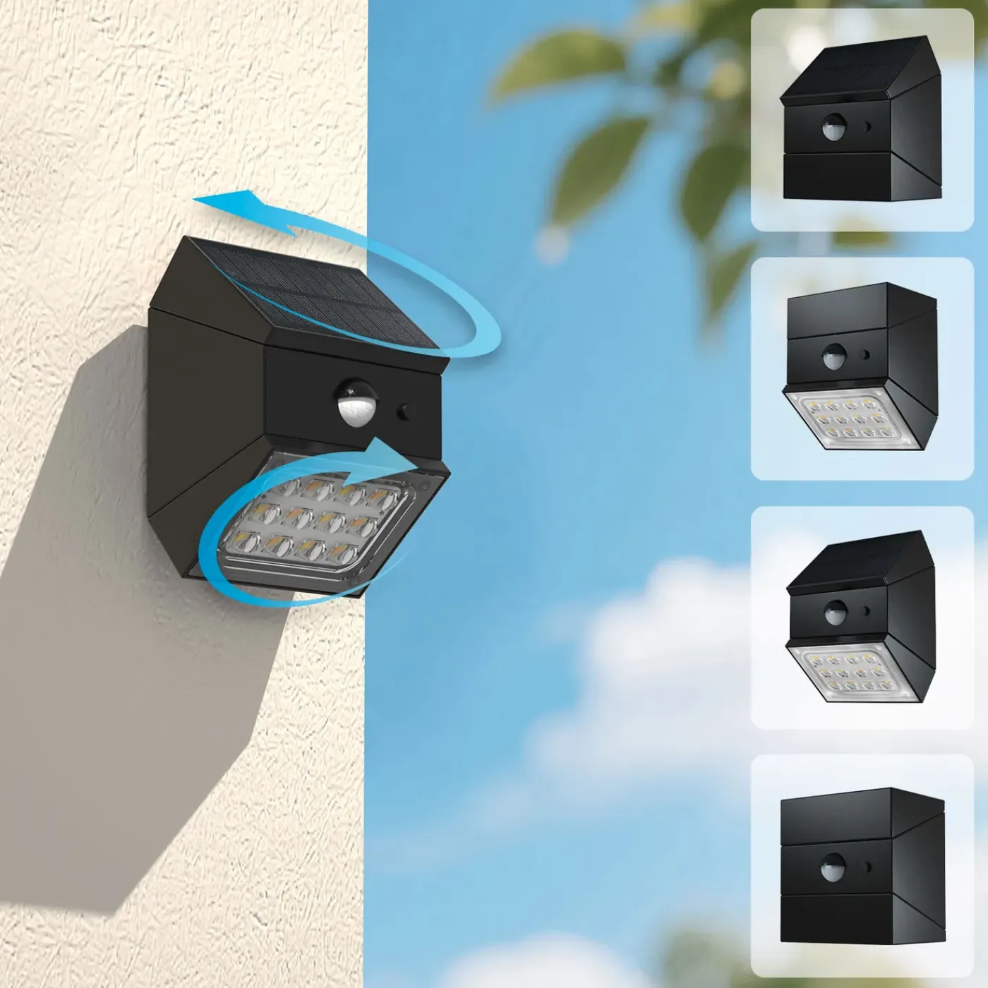 FlinQ Solar Twistcube Wandlamp - 2-pack