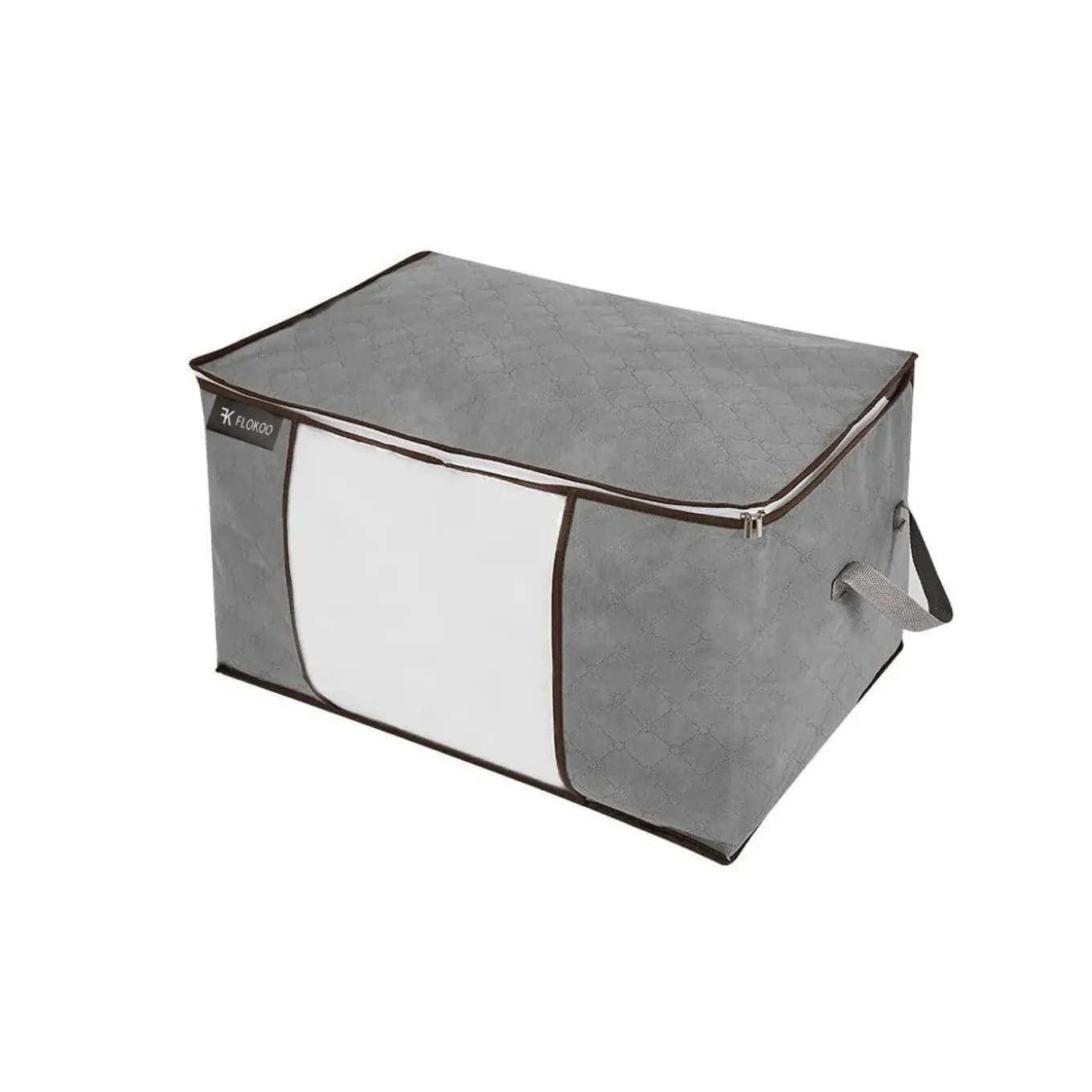 Flokoo - Hoogwaardige Opbergtas Voor Kleding - 4 Stuks - Grijs