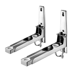 Flokoo - Magnetron Beugel - 2 Stuks - Rvs - Verstelbare Muurbeugel Magnetron