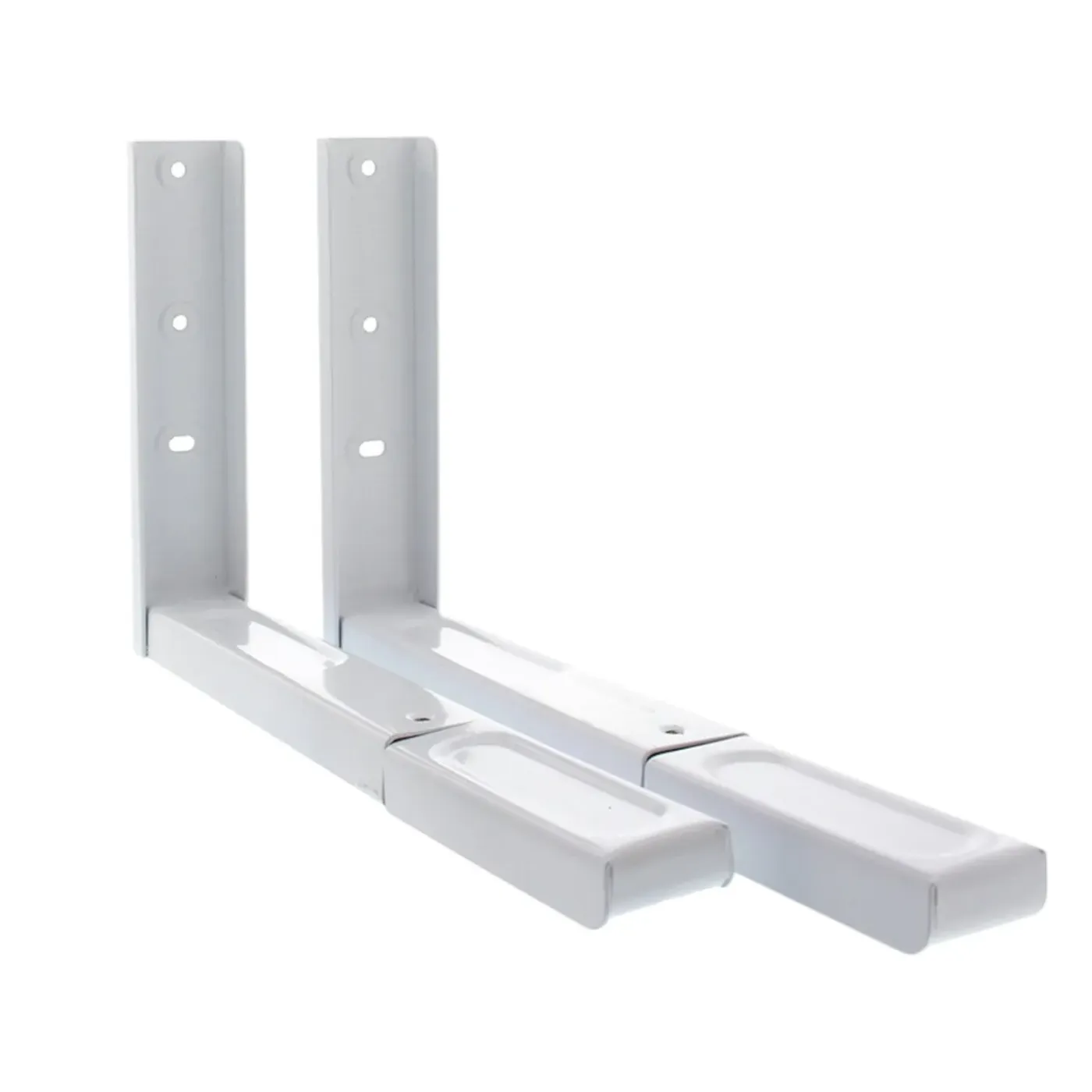 FLOKOO - Magnetron Beugel - 2 Stuks - Wit - Verstelbare Muurbeugel Magnetron