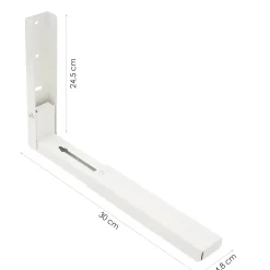 FLOKOO - Magnetron Beugel - 2 Stuks - Wit - Verstelbare Muurbeugel Magnetron