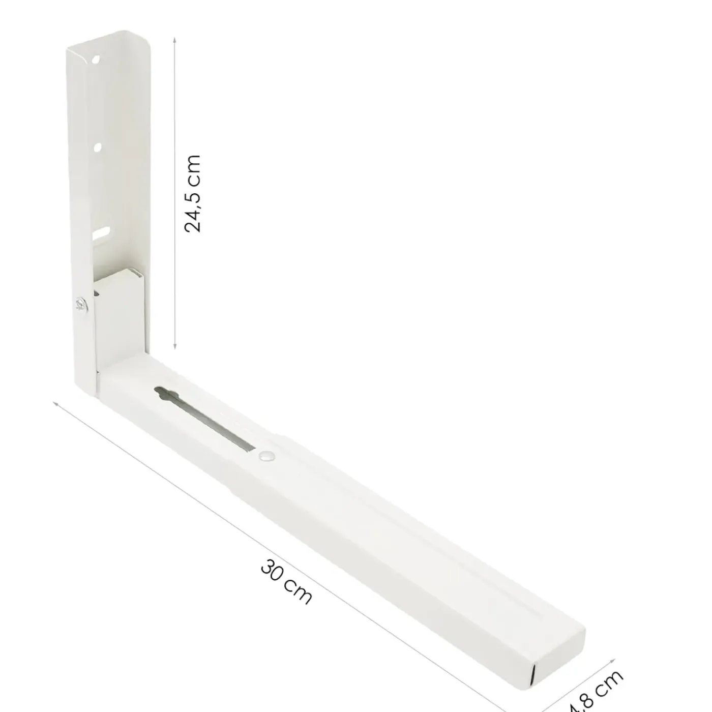 FLOKOO - Magnetron Beugel - 2 Stuks - Wit - Verstelbare Muurbeugel Magnetron