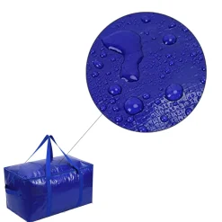 Flokoo - Opbergtassen Xl - Blauw - 4 Stuks - 92 Liter - Verhuistassen - Big Shopper
