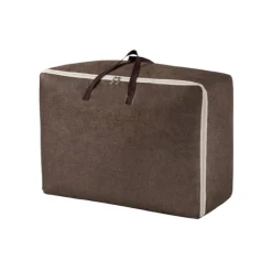 FLOKOO - Opbergzak Xxl Dekbed - Bruin - 70 X 50 X 30 Cm