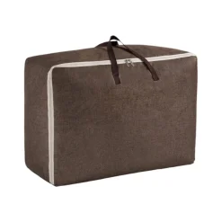 FLOKOO - Opbergzak Xxl Dekbed - Bruin - 70 X 50 X 30 Cm