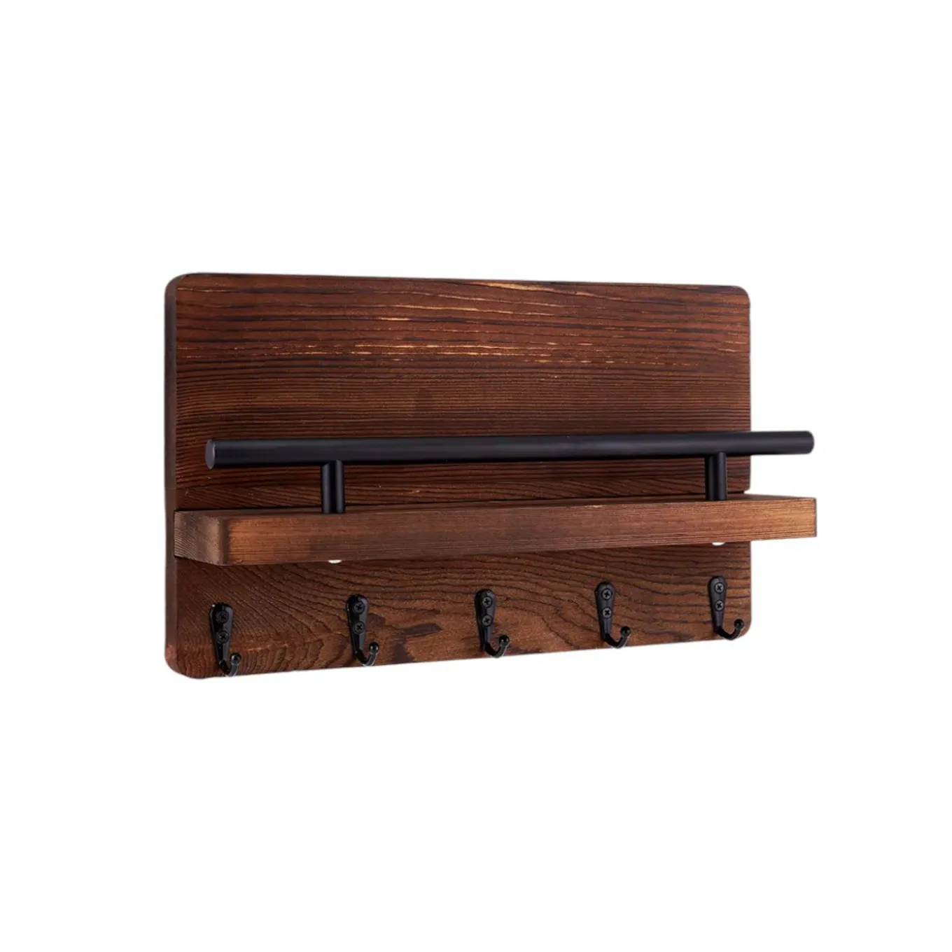 Flokoo - Organizador De Llaves De Madera - Modern Y Funcional - 30 X 18 Cm