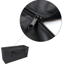 Flokoo - Tuinkussentas - Zwart - 173 X 76 X 51 Cm - Opbergtas Voor Tuinmeubelkussens