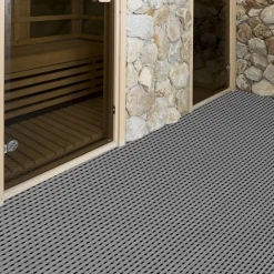 Floordirekt - Anti-slip Mat, Adria, Grijs, 120 X 50 Cm