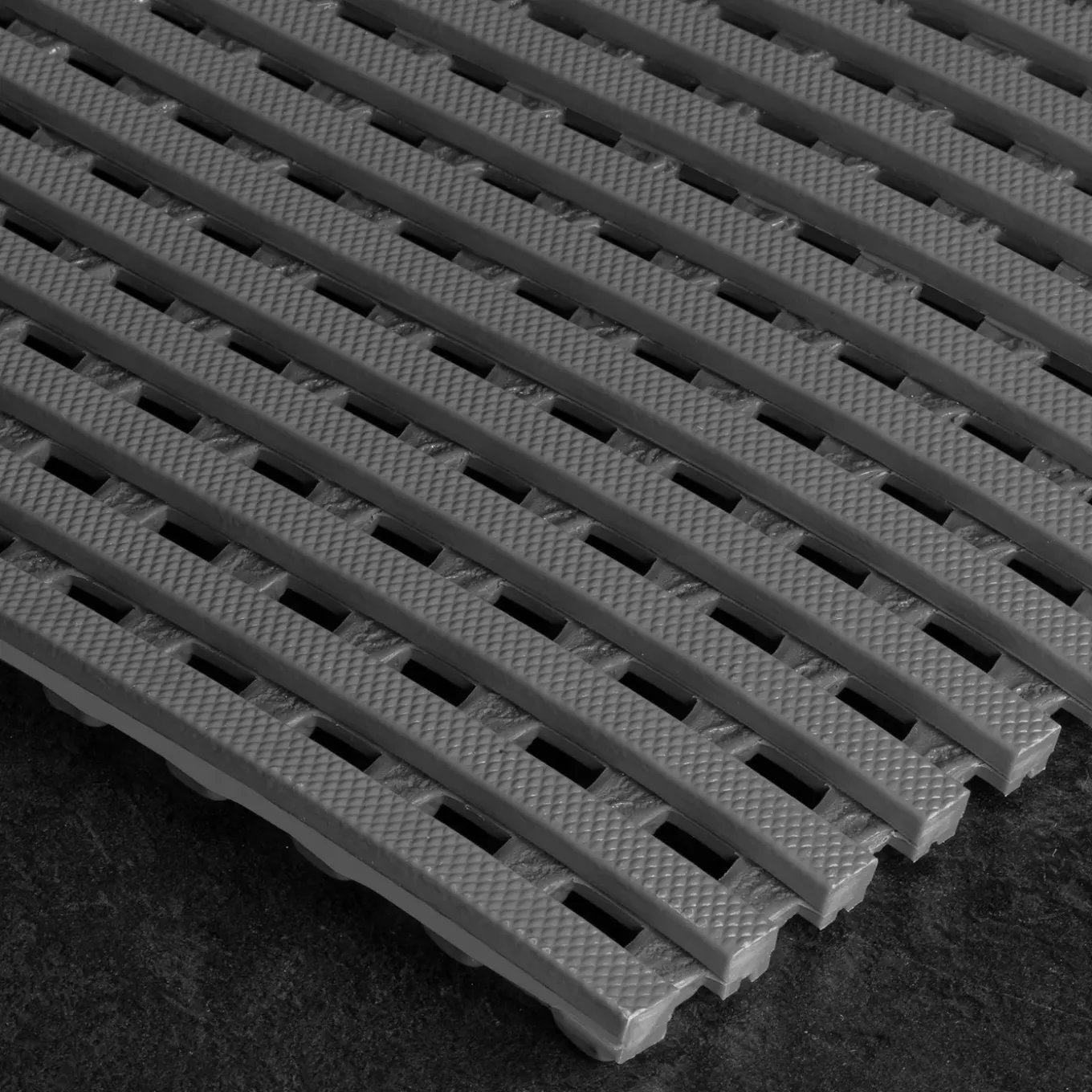 Floordirekt - Anti-slip Mat, Adria, Grijs, 120 X 50 Cm