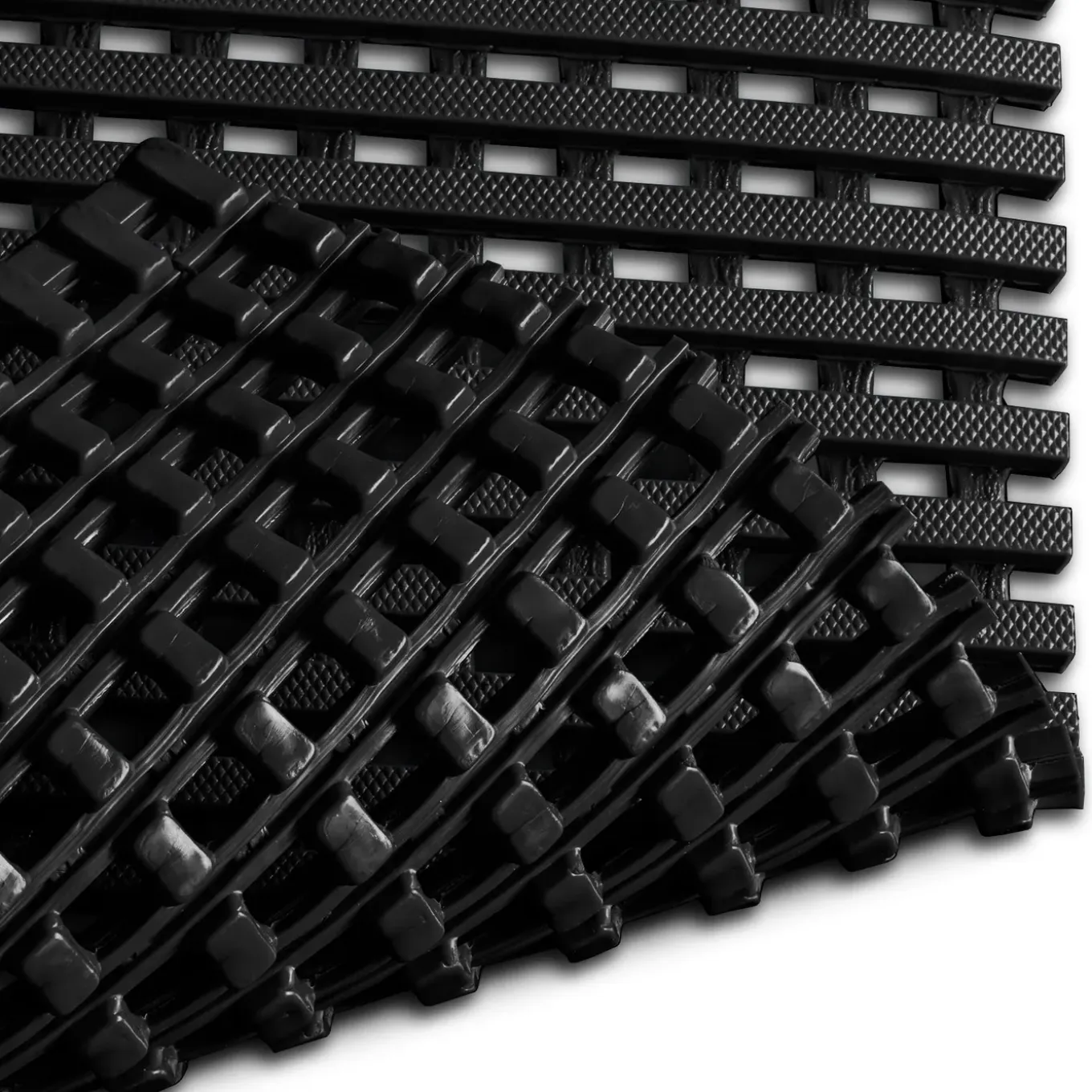 Floordirekt - Antislip Zwembadvloermat Adria, 12 Mm Dik, Zwart, 120 X 400 Cm