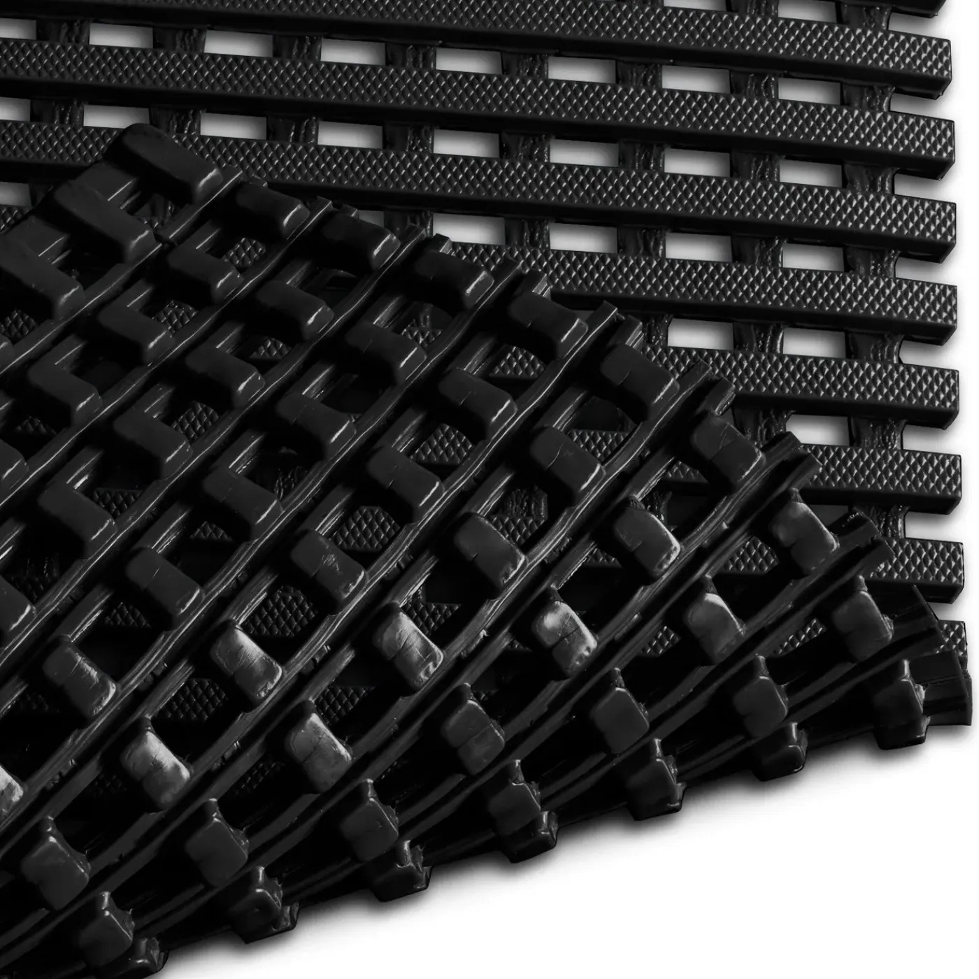 Floordirekt - Antislip Zwembadvloermat Adria, 12 Mm Dik, Zwart, 120 X 250 Cm
