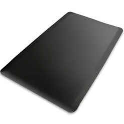 Floordirekt - Anti-vermoeidheidsmat, Soft-tritt, Werkplaatsmat, Zwart, 120 X 250 Cm