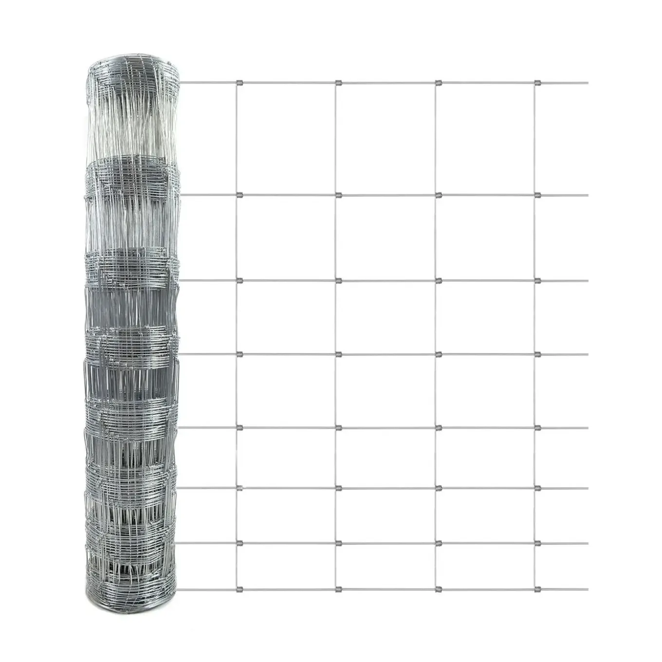 Floordirekt - Bosomheining Van Verzinkt Staal, Maas 15 Cm, 120 Cm X 50 M