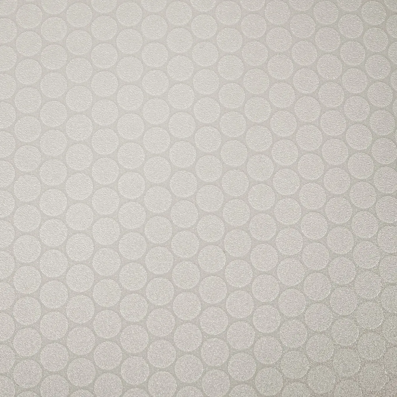 Floordirekt - Pvc Vloeren, Fairplay, Cirkels, Wit, 100 X 250 Cm