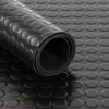 Floordirekt - Rubber Loper, Rubbermat, Circel, 3 Mm, Zwart, 150 X 500 Cm