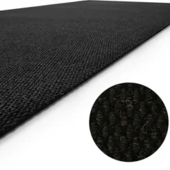 Floordirekt - Tapijt Op Rol Hong Kong, Zwart 200 X 200 Cm