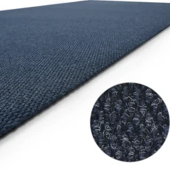 Floordirekt - Tapijt Op Rol Hong Kong, Blauw 120 X 100 Cm